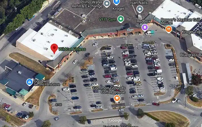 map view of wildcat fitness location